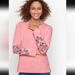 Talbots Embroidered Sweatshirt